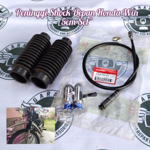 Peninggi Shock Depan honda win 5cm 1 Set PNP TINGGAL PASANG