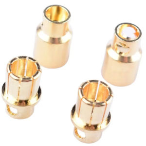2 Cặp Đầu Nối Banana Mạ Vàng 180A 8.0mm Cho Pin Sạc Mô Tơ ESC Tương Thích Với Máy Bay Ô Tô Thuyền Drone RC