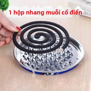 Hộp Đốt Nhang Diệt Muỗi Chống Cháy Bằng Thép Không Gỉ