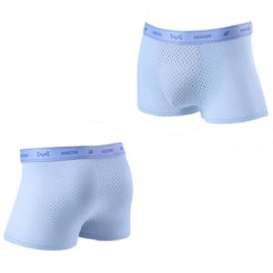MiiOW | กางเกงบ็อกเซอร์ชายผ้าไหมน้ำแข็ง MiiOW กางเกงชั้นในชายไร้ตะเข็บ ดูดซับความชื้น ระบายอากาศได้ดี กางเกงขาสั้นชาย
