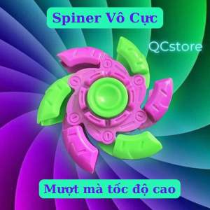 [ Rẻ Vô Địch ] Con Quay Spiner 6 Cánh In 3D Spiner Vô Cực Quay Mượt Tốc Độ Cao Con Quay Cà Rốt Loại Sịn