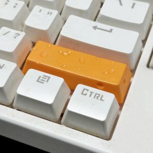Handmade Food Shaped Cheese Keycap Cute Resin Cross Shaft Mechanical Keyboard Keycap For Mechanical Keyboard DIY Accessory