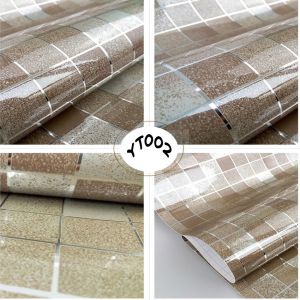 Bisa COD wallpaper sticker dapur dan kamar mandi Anti Air anti minyak ukuran 45cm x100cm