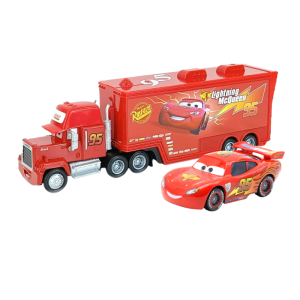 Disney | IN STOCK! Disney Pixar Cars And Truck Set Lightning Mcqueen Uncle Mike The King Cruz Model Trucks Car Christmas Gift for Kids
