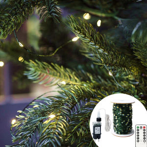 100m LED String Light Green Wire Fairy Lights Christmas Garland For Outdoor Home New Year Christmas Tree Street Party Decoration