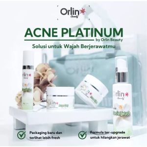 Orlin Beauty Paket ACNE GLOWING Mengatasi Jerawat Bandel Bopeng Ampuh Menyembuhkan Jerawat