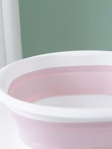 1 PCS Plastic Folding Wash Basins Travel Portable Durable Laundry Tub Large Capacity Multi Purpose Household Compression Basin
