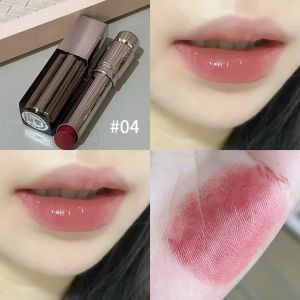 This Is Bare Lips ~ Water Essence Semi Matte Lipstick Moisturizing 00 Primary Color Nude Cameo Brown Lipstick Plain Look