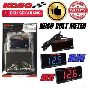 KOSO MOTORCYCLE WATER TEMPERATURE METER DIGITAL THERMOMETER SENSOR FOR HONDA YAMAHA RS150 LC135 Y15ZR NMAX NVX155