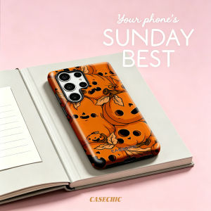 Potdemiel | Cute Pumpkin Patch For Samsung Galaxy S26 S25 S24 A56 A36 Phone Case Double-Layer Protection Cover for Women Girl CaseChic