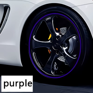 8M Flexible Wheel Rim Protection Strips Auto Rim Edge Decorative Guard Ring Anti-Impact Wheel Hub Protector For Cars SUV Pickup
