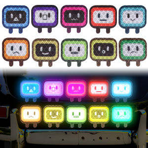 เทปเตือนความปลอดภัย ถูกรถมอเตอร์ สี่เหลี่ยม สะท้อนแสงเกรด เกอร์สะท้อนแสงสติก รถมอเตอร์ไซค์ไฟฟ้า