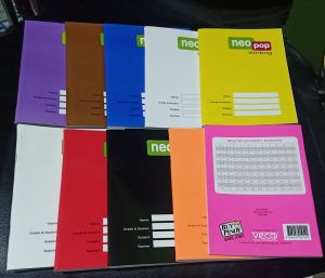 Notebook Writing Veco assorted color sold per ream 10 pcs