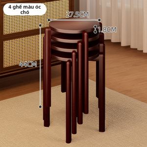 Đôn Gỗ Trúc Chắc Chắn Gấp Được