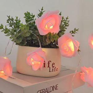 Lampu LED Tumblr Bunga Mawar Lampu Hiasan Dekorasi Beauty and The Beast Rose KB33