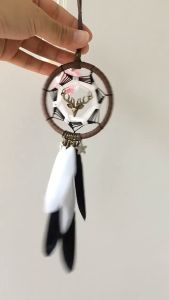 Khánh Treo Xe Dream Catcher Dây Treo Linh Vật Hình Đầu Hươu Dreamcatcher Treo Tường Trang Trí Phụ Kiện Treo Xe Ô Tô
