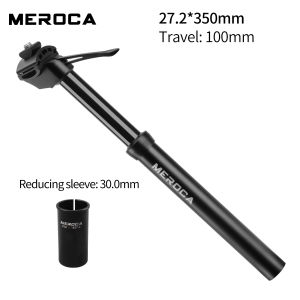 Meroca nhỏ giọt seatpost xe đạp leo núi thủy lực seatpost hợp kim nhôm điều khiển bằng tay 27.2mm seatpost (SP-01)