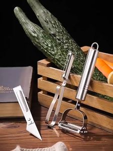 3set Alat Pengupas Wortel Bawang Sayur Buah Bahan Stainless Steel