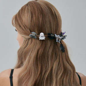 Halloween Series Acrylic Hair Clips Womens Fashion Creative Design Festival Hair Accessories Small Hairpins Decorative