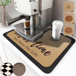 Cute-Ghost แผ่นเสื่อดูดซับน้ํา Dry Mat for Nails ผ่านรองแก้ว แนะนำดูดซับน้ําได้ดี กับลื่น กับกระเด็น สำหรับห้องครัว