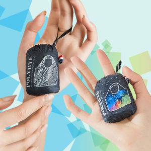 กระเป๋าผ้าใบช้อปปิ้งน้ำหนักเบาพร้อมกระเป๋าเดินทางแบบพกพาได้สำหรับทั้งชายและหญิงจากแบรนด์ Polybye กระเป๋าใส่ของแบบพับได้