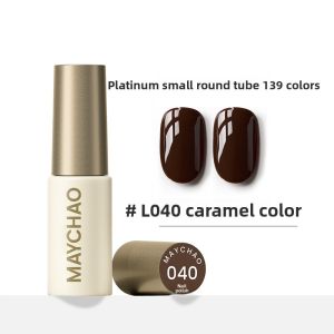 Maychao | Trendy Whitening Nail Polish Gel Maroon Brown Ankola Red