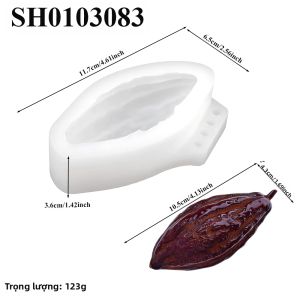 Khuôn Làm Bánh Mousse Silicon Cấp Thực Phẩm Khuôn Đơn Thiết Kế Hình Hạt Dẻ Quả Chà Là Vỏ Ca Cao Dùng Làm Bánh Sô Cô La Dụng Cụ Nhà Bếp