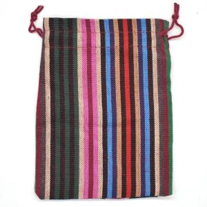 10x14/13x18cm Ethnic Style Cotton Bags Drawstring Storage Bag Gift Package Christmas Party Wedding Craft Packing Plain Pouches