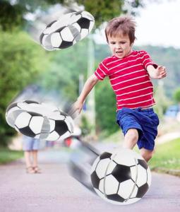 จานบิน UFO มหัศจรรย์ขนาดเล็ก LED ลูกบอลจานขว้างแบนพร้อมไฟ LED จานบินของเล่นกลางแจ้งกระเด้งเป็นขั้นตอนการเปลี่ยนรูปแบบยืดหยุ่นเท้าเหยียบลูกบอลสำหรับเด็กของเล่นลูกบอลบีบอัด