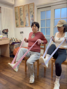 AOYI | Elderly Resistance Elastic Bands Leg Stretching and Muscle Strengthening Exercise Equipment
