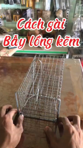 Lồng Bẫy Chuột-Bẫy sóc-Bắt Chuột Loại To (d26cm x r14cm x c13cm)