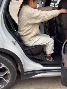 Tựa Lưng Lót Ghế Ô Tô Đan Xen Hạt Gỗ Giúp Massage Lưng Lưu Thông Máu - Lót Lưới Nâng Lưng Hạt Gỗ