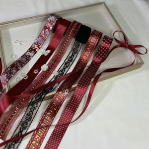 New Bar Holder Ribbon Ribbon Korean Style Gumei Badge New Diy Handmade Material Support Bow Pain Plate Hot Stamping Cute Gift