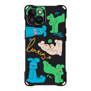 Handcrafted Cute Cartoon Rabbit Phone Case with Crossbody Strap Silicone Protective Shell for  Huawei Xiaomi Phones