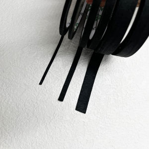Ultra-Thin Black Masking Tape for Fine Art & Craft Multiple Sizes (3-13mm) Residue-Free Paper Tape Suitable for Home Decor