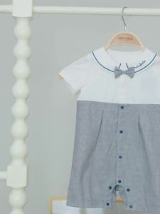 MINI BALA | Soft Gentleman Style Baby Onesie