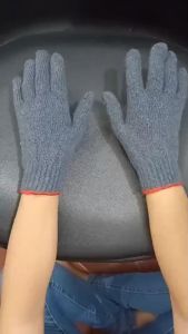 ถุงมือผ้าทอ 500 กรัม 1คู่(คละสี )