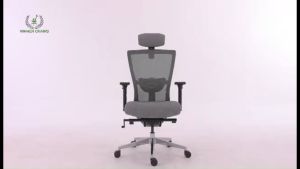 Winner Chairs. WN3 ALU2-COF-5D-BLK Ergonomic Highback Mesh Office Chair