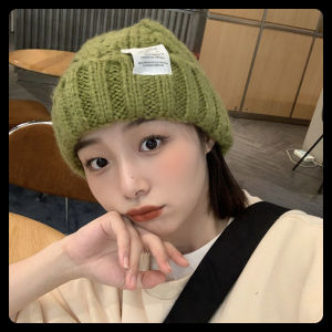 Nón len nữ Hàn Quốc màu trơn in chữ nổi bật đội đầu siêu ấm co giãn đi học đi làm năng động đẹp rẻ thời trang