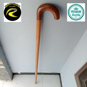 tongkat jalan kayu kelor emas motif premium C09
