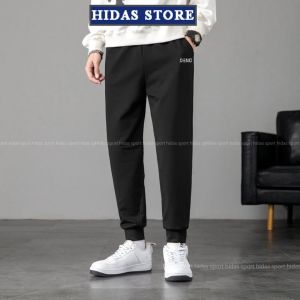 Quần thể thao nam nữ chất thun co dãn mềm thoải mái dáng bo suông đủ size 40-85kg HD03