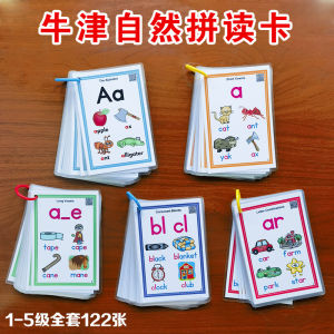 Oxford Natural Phonics Flashcards Poster Teachers Guide English Word Root Early Education Intelligence Toys for Children