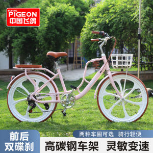 24 Inch Full Bearing Mens And Womens Commuter Bicycle Coffee Shop Step-Through Design New Model Lightweight City Bike