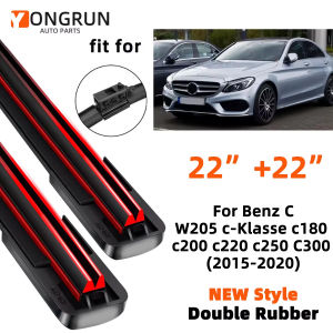 YONGRUN Is Suitable For Mercedes Benz C-Class W205 C-Klasse C200 C300 2015-2020 Models With 22"+22" Front Windshield Wiper Blade
