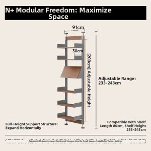 ALEDAN | Multifunctional Wall Mounted Display Rack Stainless Steel