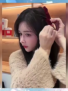 Jepit Rambut kepang Ala Korea Hiasan Kepala / Jepit Poni Korea Beludru Aksesoris Rambut Anak CF C1383