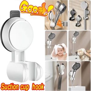 Shower Head Holder Bathroom Accessories Universal ABS Plastic Wall Shower Stand Adjustable Suction Cups Brackets Shower Amagi
