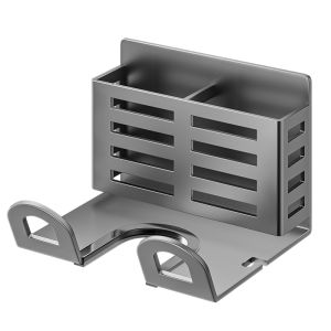 Bathroom Hair Dryer Holder Metal Storage Rack No Drilling Required Universal Dyson Hairdryer Stand Suitable for Home Use