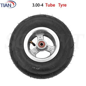 260x85 Tire and Inner Tube Set 3.00-4 for 10 Inch Scooter ATV Go Kart Motor Tire Replacement