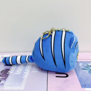 Kpop Demon Hunters Tiger Plush Keychain Toy Demon Hunters K pop Accessories Toy Tiger Plushie Doll Bag Pendant For Fans Gift